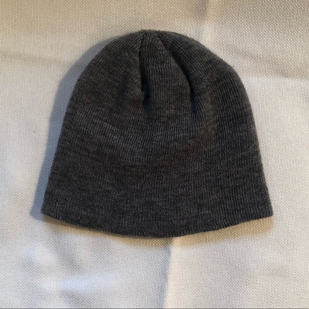 Charcoal Grey Heathered Knit Beanie